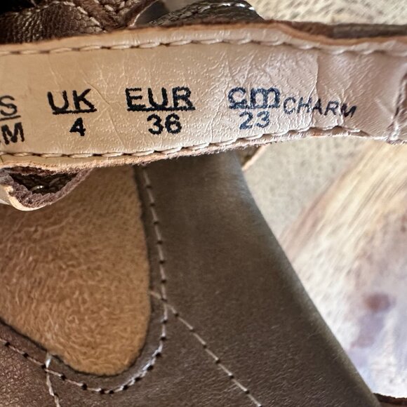 Bronze Naturalizer Leather Sandals - Picture 5 of 6